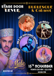 The Stage Door Revue Burlesque & Cabaret - November 2025